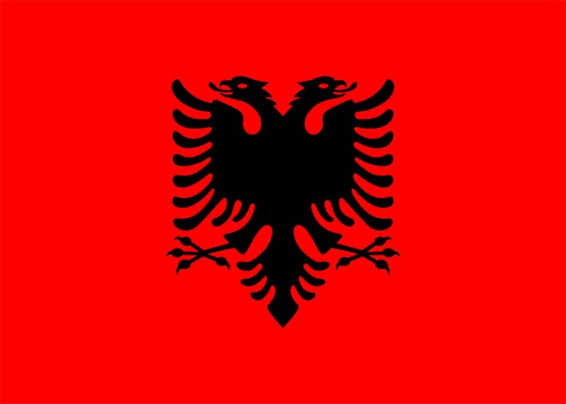 Albanien Fahne / Flagge 90x150 cm