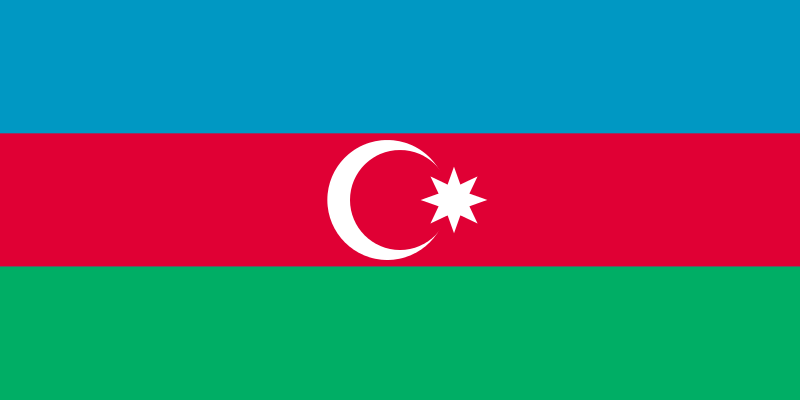 Aserbaidschan Fahne / Flagge 90x150 cm