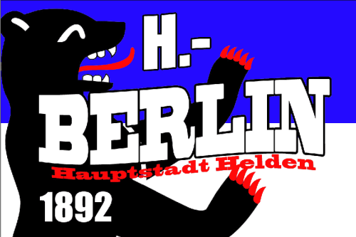 Berlin 1892 - Hauptstadt Helden Fahne / Flagge 90x150 cm