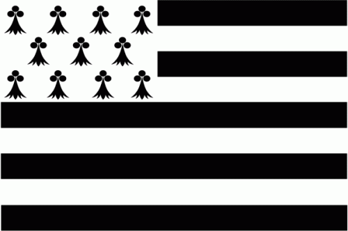 Bretagne Fahne / Flagge 90x150 cm
