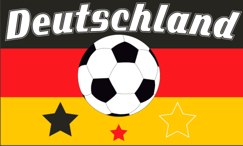 Deutschland Fan Fahne (Motiv 14) Fahne / Flagge 90x150 cm
