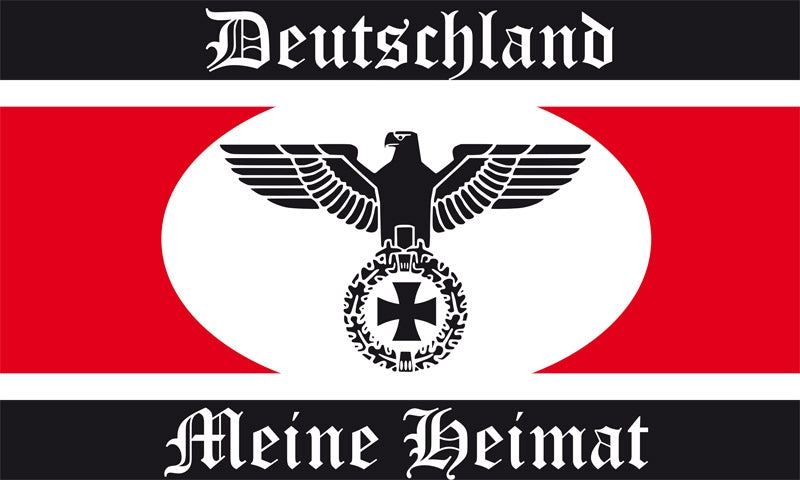 Deutschland meine Heimat Motiv 2 Fahne / Flagge 90x150 cm