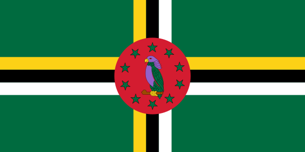 Dominica Fahne / Flagge 90x150 cm