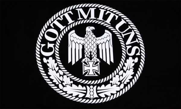 Gott mit uns Fahne / Flagge 90x150 cm