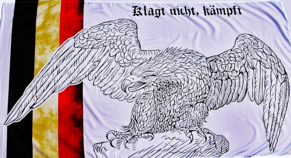 Klagt nicht kämpft Fahne / Flagge 90x150 cm