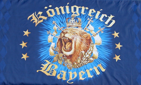 Königreich Bayern Motiv 2 Fahne / Flagge 90x150 cm