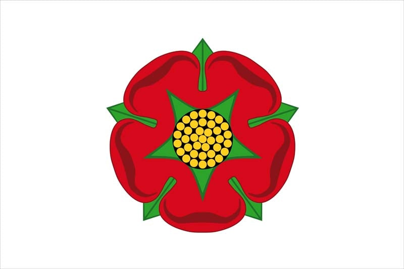 Lancashire (Red Rose) Fahne / Flagge 90x150 cm