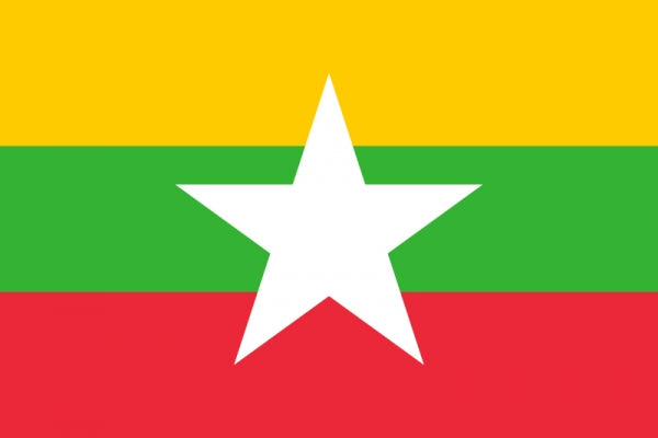 Myanmar Fahne / Flagge 90x150 cm