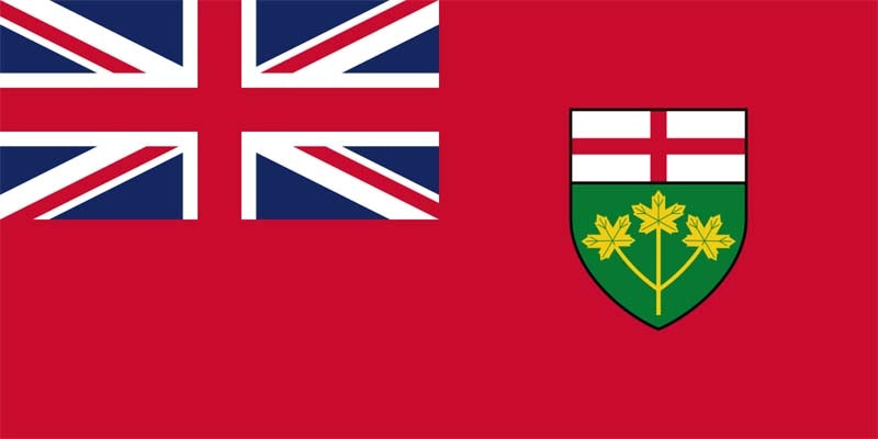 Ontario Fahne / Flagge 90x150 cm