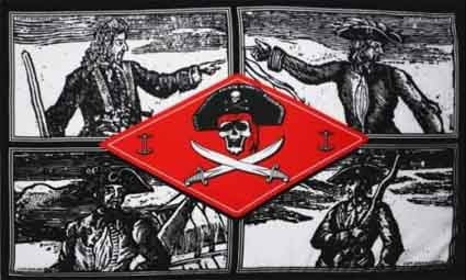 Pirat Chief Fahne / Flagge 90x150 cm