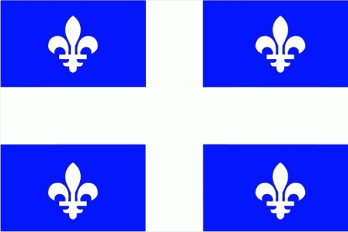 Quebec Fahne / Flagge 90x150 cm