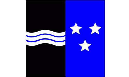 Kanton Aargau Fahne / Flagge 120x120 cm