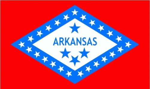 Arkansas Fahne / Flagge 90x150 cm