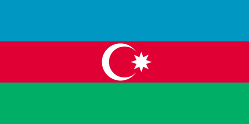 Aserbaidschan Fahne / Flagge 90x150 cm