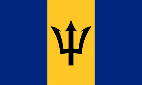Barbados Fahne / Flagge 90x150 cm