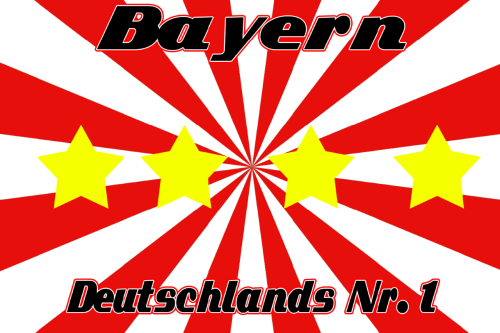 Bayern - Deutschlands Nr. 1 Fahne / Flagge 90x150 cm