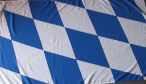 Bayern mit Raute Fahne / Flagge 90x150 cm