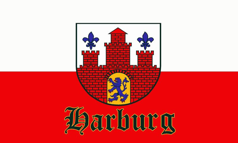 Bezirk Harburg (in Hamburg) Fahne / Flagge 90x150 cm