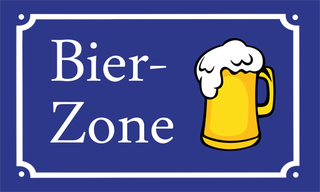 Bier-Zone Fahne/ Flagge 90x150 cm (Kopie)