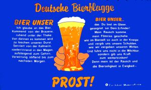 Deutsche Bier Fahne (Bier-Unser)/ Flagge 90x150 cm