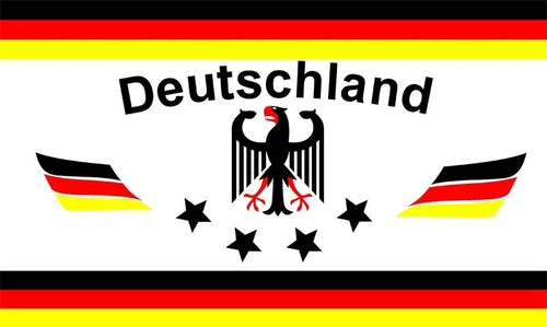 Deutschland "4 Sterne" Fahne / Flagge 90x150 cm