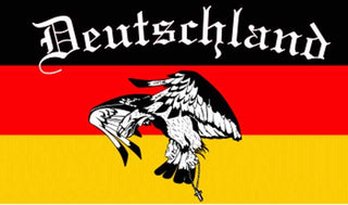 Deutschland Fan Fahne (Motiv 6) Fahne / Flagge 90x150 cm