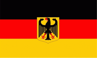 Deutschland mit Adler Fahne / Flagge 90x150 cm