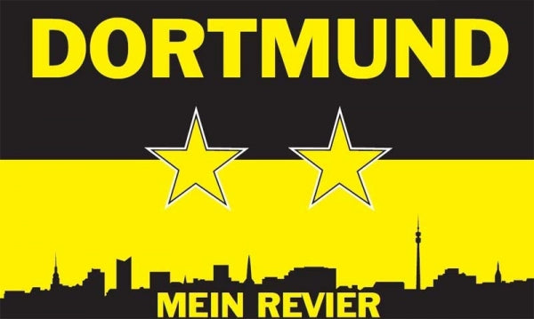 Dortmund - Mein Revier Fahne / Flagge 90x150 cm