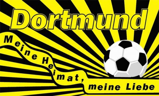 Dortmund - Meine Meine, Mein Liebe (Motiv 2) Fahne / Flagge 90x150 cm