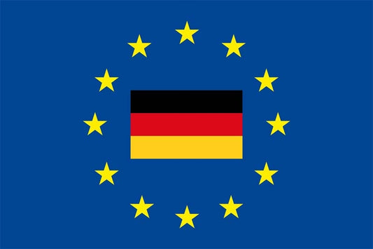 Europa mit Deutschland Fahne / Flagge 90x150 cm