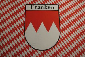Franken kariert Fahne / Flagge 90x150 cm