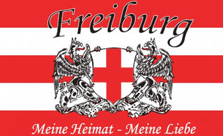 Freiburg Meine Heimat - Meine Liebe Fahne / Flagge 90x150 cm