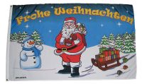 Frohe Weihnachten  Fahne / Flagge 90x150 cm