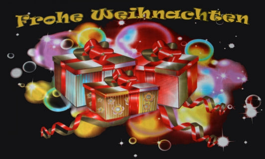 Frohe Weihnachten Motiv 11 Fahne / Flagge 90x150 cm