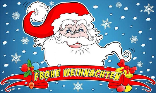 Frohe Weihnachten Fahne / Flagge 90x150 cm (Motiv 8)