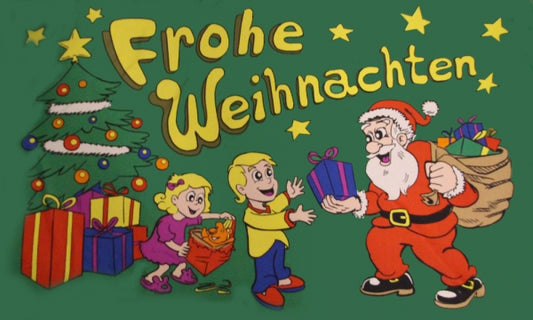 Frohe Weihnachten Fahne / Flagge 90x150 cm (Motiv 7)