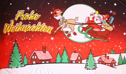 Frohe Weihnachten Fahne / Flagge 90x150 cm (Motiv 5)