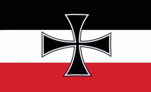 Gösch Eisernes Kreuz Fahne / Flagge 90x150 cm