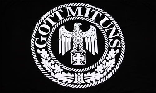 Gott mit uns Fahne / Flagge 90x150 cm