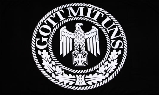 Gott mit uns Fahne / Flagge 90x150 cm