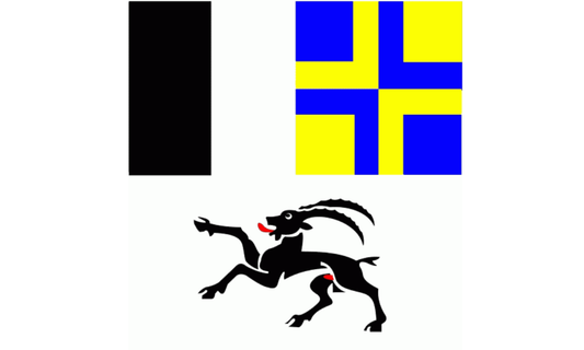 Kanton Graubünden Fahne / Flagge 120x120 cm
