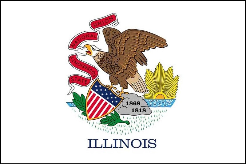 Illinois Fahne / Flagge 90x150 cm