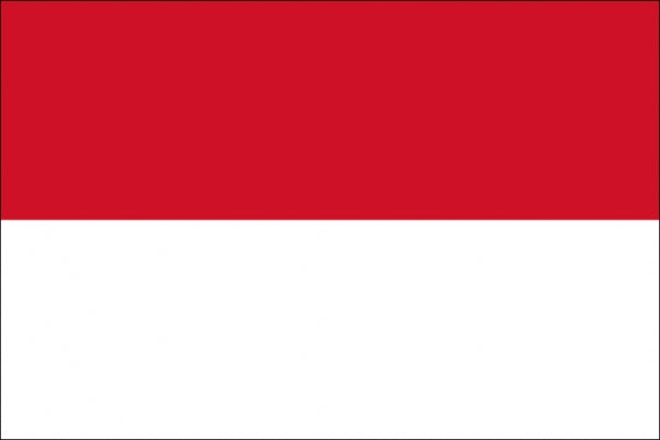 Monaco Fahne / Flagge 90x150 cm