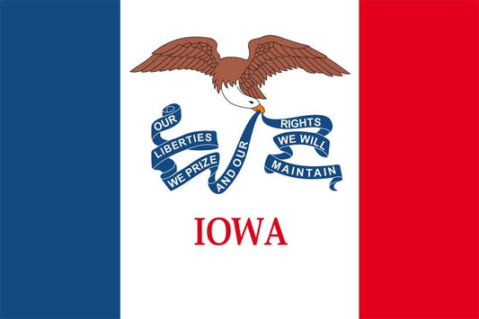 Iowa USA Fahne / Flagge 90x150 cm