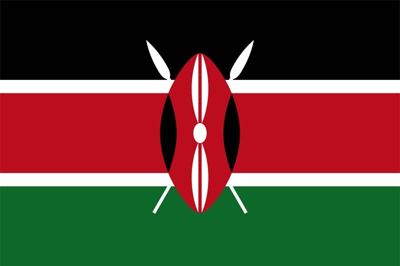 Kenia Fahne / Flagge 90x150 cm