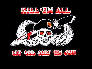 Kill em All Piraten Fahne / Flagge 90x150 cm