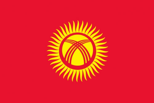 Kirgisistan Fahne / Flagge 90x150 cm