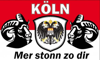 Köln Mer stonn zo dir Fahne / Flagge 90x150 cm