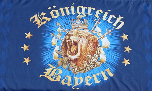 Königreich Bayern Motiv 2 Fahne / Flagge 90x150 cm