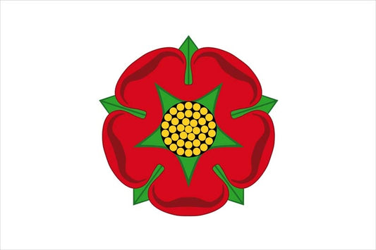Lancashire (Red Rose) Fahne / Flagge 90x150 cm